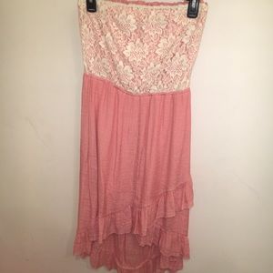 Strapless Pink Dress